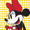 Disney Minnie Mouse Profile Yellow Dots iPhone 13 Pro Max Clear Case